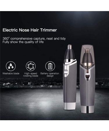 Waterproof Ear and Nose Hair Trimmer Precision Facial Trimmer for Men & Women Easy Cleansing Battery-Operated Family Friendly - Buy Online on GoSupps.com