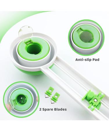 YETOOME Circular Paper Cutter - Rotary Circle Cutter with 3 Replaceable Blades for Scrapbooking, Art, and Crafts - Green - Buy Online on GoSupps.com