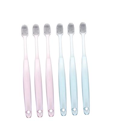 6th crystal -clear toothbrush camping toothbrush toothbrush solid bristle travel toothbrush toothbrush for the oral care crystal toothbrush filament cleaning brush