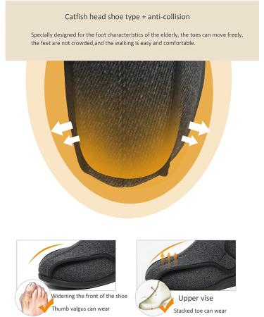 Diabetic Edema Shoes for Men - Lightweight Breathable Foam Slippers for Plantar Fasciitis - Adjustable Touch Close Bar 11.5 Brown - Buy Online on GoSupps.com