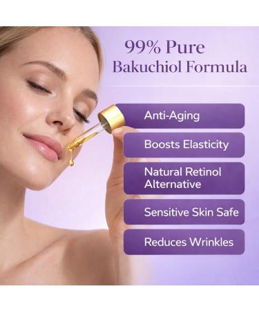 BAKUCHIOL OIL Rejuvenating Botanical Elixir with Bakuchiol Anti Aging Facial Oil with Jojoba Rosehip & Squalane Natural Retinol Alternative for Wrinkles Dark Spots Dry Skin Hydration & Glow - Buy Online on GoSupps.com