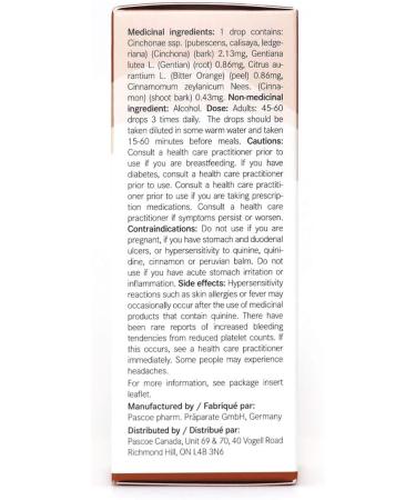 Amara-Pascoe Herbal Digestive Bitter - Help Increase Bile Flow - Gentian Is Traditionally Used In Herbal Medicine To Help Relieve Digestive Disturbance/Dyspepsia Cinchona Bark Gentian Bitter Orange Cinnamon Bark 50 mL Oral Drops - Buy Online on GoSupps.com