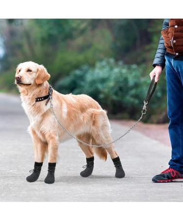 KOOLTAIL Anti-Slip Dog Boots 4 Pack - Waterproof Adjustable Dog Socks for Medium & Large Dogs - Durable Pet Paw Protector for Indoor/Outdoor - X-Large - Buy Online on GoSupps.com