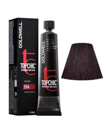 Goldwell Topchic Haarfarbe fascinating violet ash 5VA 1Pack (1 x 60 ml) 5VA fascinating violet ash 60 ml (1Pack)
