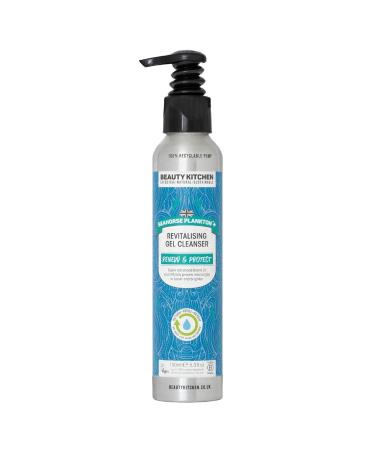 Beauty Kitchen - Seahorse Plankton + Revitalising Gel Cleanser 150ml - Removes Redness Oil & Impurities - Hydrating Makeup Remover - Vegan/Cruelty Free