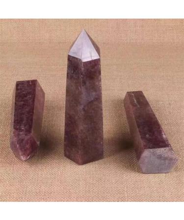Crystal Ornaments 1pc 800g-2000g Natural Gemstone Stone red Strawberry Crystal Hexagonal Stud tip Component (Color : 1060g-1200g) - Buy Online on GoSupps.com
