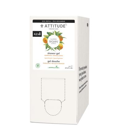 ATTITUDE Body Wash, EWG Verified, Plant- and Mineral-based Ingredients, Vegan and Cruelty-free Shower Soap, Orange Leaves, 67.6 Fl Oz Orange Leaves 67.6 Fl Oz (Pack of 1) - Buy Online on GoSupps.com