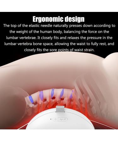 Thyxgs Electrical Lumbar Vertebrae Traction Device | 16 Intensity Levels EMS Pulse & Hot Compress for Lower Back Pain Relief - Buy Online on GoSupps.com