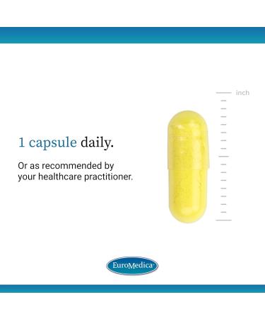 EuroMedica Quercetin Plus Vitamin C - Supports Healthy Histamine Response & Respiratory Health - Dietary Supplement for Immune Function Support & Cellular Health - 60 Capsules (60 Servings) - Buy Online on GoSupps.com