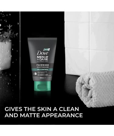 Dove Men+Care Face Cleaner Oil Control - 100ml Skin Care for Men - Minimizes Pores & Reduces Shine - International Shipping Available - Buy Online on GoSupps.com