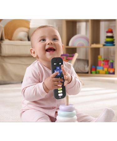 TKLake Baby Teething Toys Remote Control Shape Teethers for Babies Infant Toddlers Prevent Finger Sucking Relief Soothe Babies Gums BPA Free/Freezable/Dishwasher Safe (Black) BLACK Updated - Buy Online on GoSupps.com