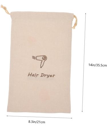 FOMIYES Travel Hair Dryer Drawstring Bag Drawstring Hair Dryer Bags Storage Bag 35c Carry Bag Universal As Shown 35.5x21cm - Buy Online on GoSupps.com