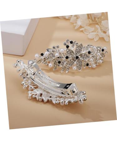 Gogogmee Rhinestone Hair Clip Flower Hair Clip Womens Hair Clips Hair Barrettes for Women Thick Hair Dipper Flower Hairpin Women Headdress Wedding Headpiece for Bride Hair Pin Rhinestones - Buy Online on GoSupps.com