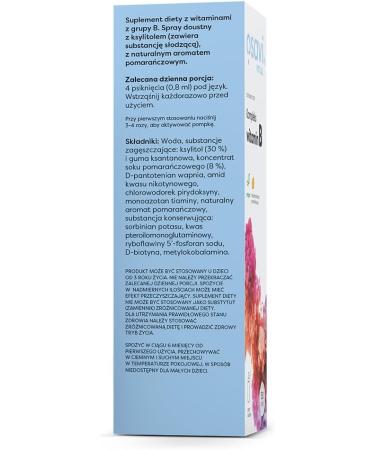 Olivit Sp z oo Osavi Complex Vitamin B Spray Oral Orange 25 ml - Buy Online on GoSupps.com