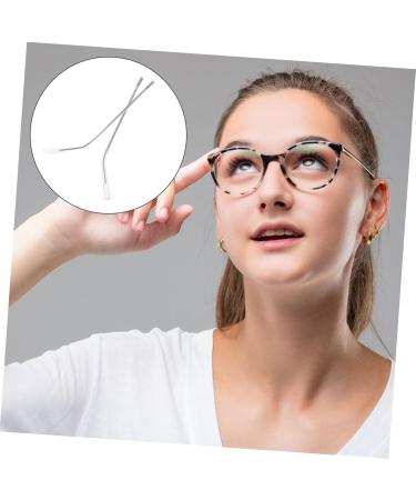 Universal Glasses Replacement Bars - Housoutil Spare Sunglasses Arms | Halloween Night Light Accessories | Durable Metal Frame - 12.5x0.5x0.3cm Silver - Buy Online on GoSupps.com