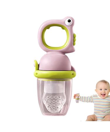 Elevate Baby Feeder | Ultravers Silicone Baby Food Pacifier - Ideal Gift for Infants Birthdays & Festivals - Pink Color - Buy Online on GoSupps.com