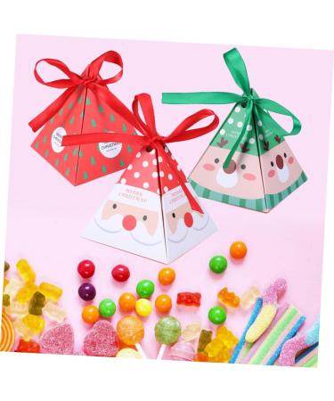 Healeved 30pcs Box Christmas Christmas Cookie Bags Christmas Boxes Candy Box Chocolate South Korea Size 1 Red - Buy Online on GoSupps.com