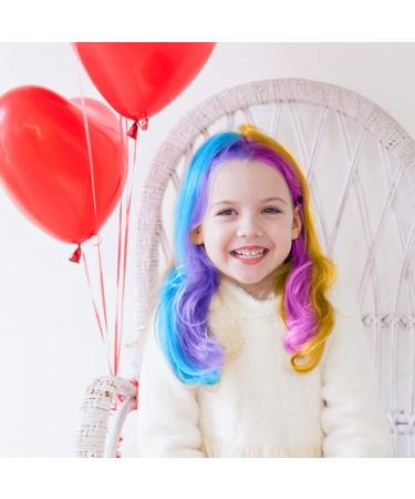 MSDADA Hair Chalk Pens - 12 Color Temporary Hair Dye for Kids - Washable Hair Color for Girls - Perfect Birthday & Christmas Gift for Girls - Blue, Purple, Pink, Red, Green & Yellow - Buy Online on GoSupps.com