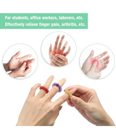 40 Acupressure Massage Rings for Finger Relief | Improve Blood Circulation & Joint Pain Relief | International Shipping - Buy Online on GoSupps.com