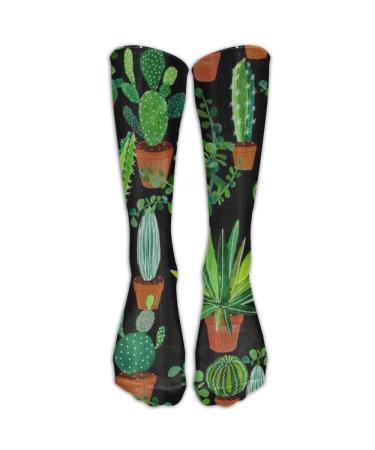 Kneehohe graded compression socks for women and men - best medical socks for nursing travel and air travel - B07HKZ3P9Q unit size GEAT CACTUS