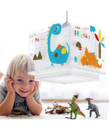 Dalber Dinosaur Pendant Light - E27 Multi-Coloured | 24x24x23 cm | International Shipping Available - Buy Online on GoSupps.com