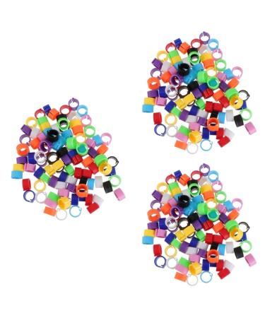 Yardwe Ring 300 Stk Anillos Para Periquitos Australianos 4mm Anilless Para Canarios 3mm Taubenring Tauben Label Nymphine Bone Nymphatic Bird 6mm Bird Foot Kicken Foot Blyings Size 1x3Pcs as shown x 3 pieces