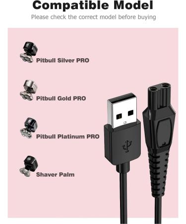 Skull Pitbull Mellbree Charger Cable Replacement for Electric Shaver - Buy Online on GoSupps.com