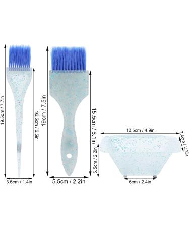 Hair Dye Kit Non Slip Handle Compact Portable Hair Dye Brush Bowl for Hairdressing for Home for Hair Salon - Buy Online on GoSupps.com