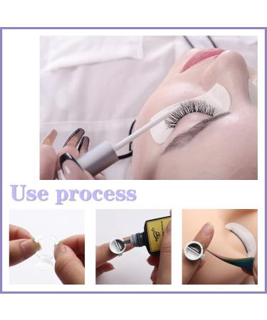 200PCS Disposable Makeup Glue Rings - Nail Art, Tattoo, Eyelash Extension Adhesive Holders - Buy Online on GoSupps.com