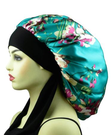 Satin Bonnet for Braids | XL Silk Sleep Cap for Women | Long Hair Night Bonnet - Buy Online on GoSupps.com