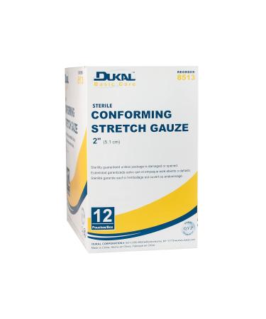 DUKAL 8513 Basic Care Sterile Conforming Stretch Gauze Bandage - 2" | High-Quality Wound Care for First Aid & Medical Use - International Shipping Available - Buy Online on GoSupps.com
