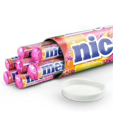 Personalised XXL Mentos Tube - Personalise The XXL Mentos Tube with The Name and Message of Your Choice Including no Less Than 20 Rolls of Fruit-Flavoured Mentos (Fruit) - Buy Online on GoSupps.com