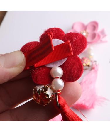 ABOOFAN 2 Pairs Vintage Chinese Style Hairpin Asian Hair Clip Hair Clip for Chinese Clothes Baby Hanfu Hair Clip Chinese Style Hair Accessories Long Tassels Child Tassel Clip - Buy Online on GoSupps.com