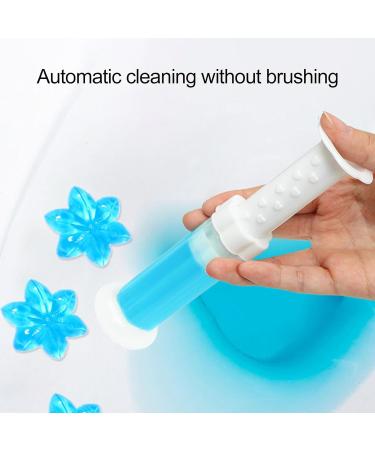 jyibinee Flower Toilet Cleaner Gel 75g Toilet Deodorant Gel Flower Shape Toilet Cleaner Effective Odor Prevention Toilet Freshener B - Buy Online on GoSupps.com