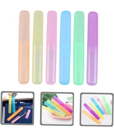 Sewoart 6-Piece Portable Toothbrush & Toothpaste Organizer Case - Travel-Friendly Toothbrush Holders for Business & On-the-Go - Buy Online on GoSupps.com