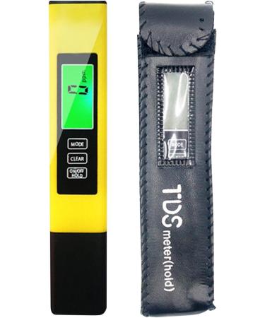 Water TDS Tester - Drinking Water Tester - Professional Drinking Water Testing Pen Multifunctional Digital Water Tester Yellow - Buy Online on GoSupps.com