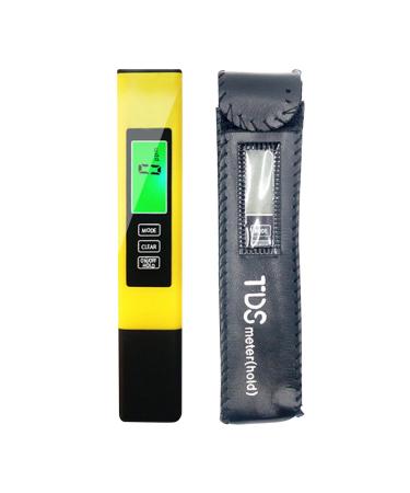 Water Quality Tester | Water Quality Test Pen TDS Meter Digital Water Tester for Drinking Water Aquarium Swimming Pool Multifunctional Digital Pool Water Tester Yellow