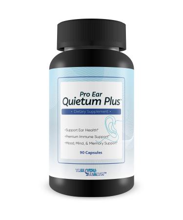 Pro Ear Quietum Plus - Natural Ear Support Supplement to Promote Health Auditory System - Aid Inner Ear & Middle Ear Health - Support Reduced Ear Ringing & Buzzing - Promote Healthy Hearing