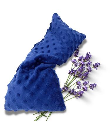 Microwave Heating Pad for Neck and Shoulders- Lavender Microwavable Heating Pad- Cool & Hot Moist Heat Pack- Weighted Bean Bag Therapy Wrap for Pain Relief Pillow with Flaxseed Buckwheat & Lavender