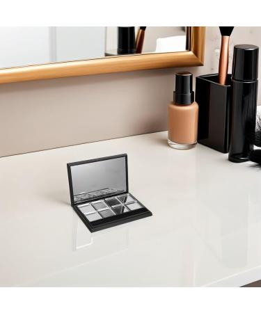 ERINGOGO Lot de 2 Palettes de Maquillage Magn tiques Vides 8 Compartiments Bo tier Noir Mat avec 8 Godets en Aluminium Organisateur Cosm tique Portable pour Fards Paupi res et - Buy Online on GoSupps.com
