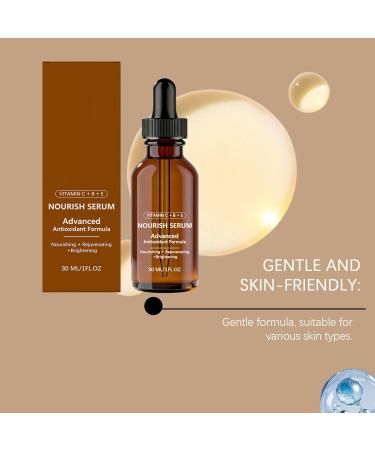 Serum Vitamine C Visage Coreen + Vitamine E | Soin Visage et Contour des Yeux | Anti Cerne Anti Ride Anti Tache & Anti Age | Serum hydratant contour des yeux Correcteur Imperfections Cutan es - Buy Online on GoSupps.com