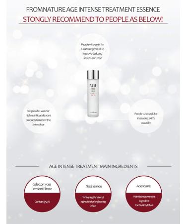FROM NATURE AGE Intense Treatment Essence 150ml - Wrinkle Repair & Whitening Formula - Buy Online on GoSupps.com