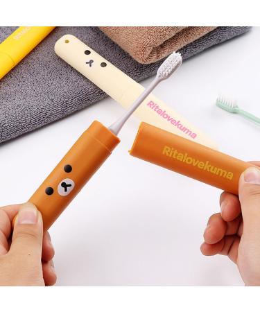 Buy Eihi 6-Piece Children's Toothbrush Set Portable Dustproof Travel Case Lightweight for Home & Outdoor Use Shop Now! - Buy Online on GoSupps.com