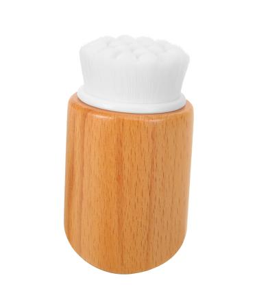 MAGICLULU Face Brush Beech Wood Facial Cleansing Brush Face Cleansing Brush Facial Exfoliator Brush Face Scrubber Exfoliator Brush Exfoliate for Face Scrubber Fiber Manual Exfoliating Brush