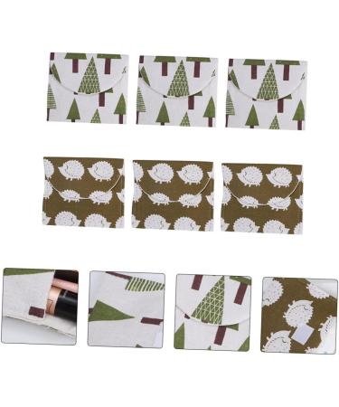 6pcs Healeved Napkin Storage Bag Organizer for Menstrual Pads & Makeup - Cute Purse Pouch - Buy Online on GoSupps.com