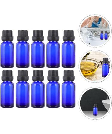FRCOLOR 12pcs Blue Essential Oil Dropper Bottles - Refillable Cosmetic & Perfume Containers - 0.3 oz Glass Travel Bottles - Buy Online on GoSupps.com