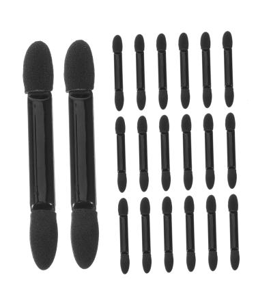 Baluue 50pcs Eye Shadow Sponge Cosmetic Tool Long Handle Eyeshadow Eye Cream Applicator Brush