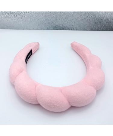 BLAISTER Spa Headband for Women - Soft Makeup and Facial Washing Headband - Cute Pink Hairband for Shower - Buy Online on GoSupps.com