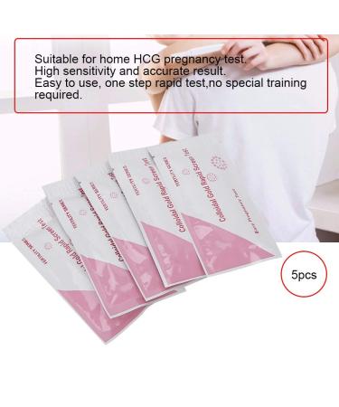 ANGGREK 5pcs HCG Early Pregnancy Test Strips - Fast & Accurate Colloidal Gold Detection for Women | International Shipping Available - Buy Online on GoSupps.com