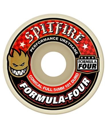 Spitfire Wheels F4 101D Conical Full White 52mm